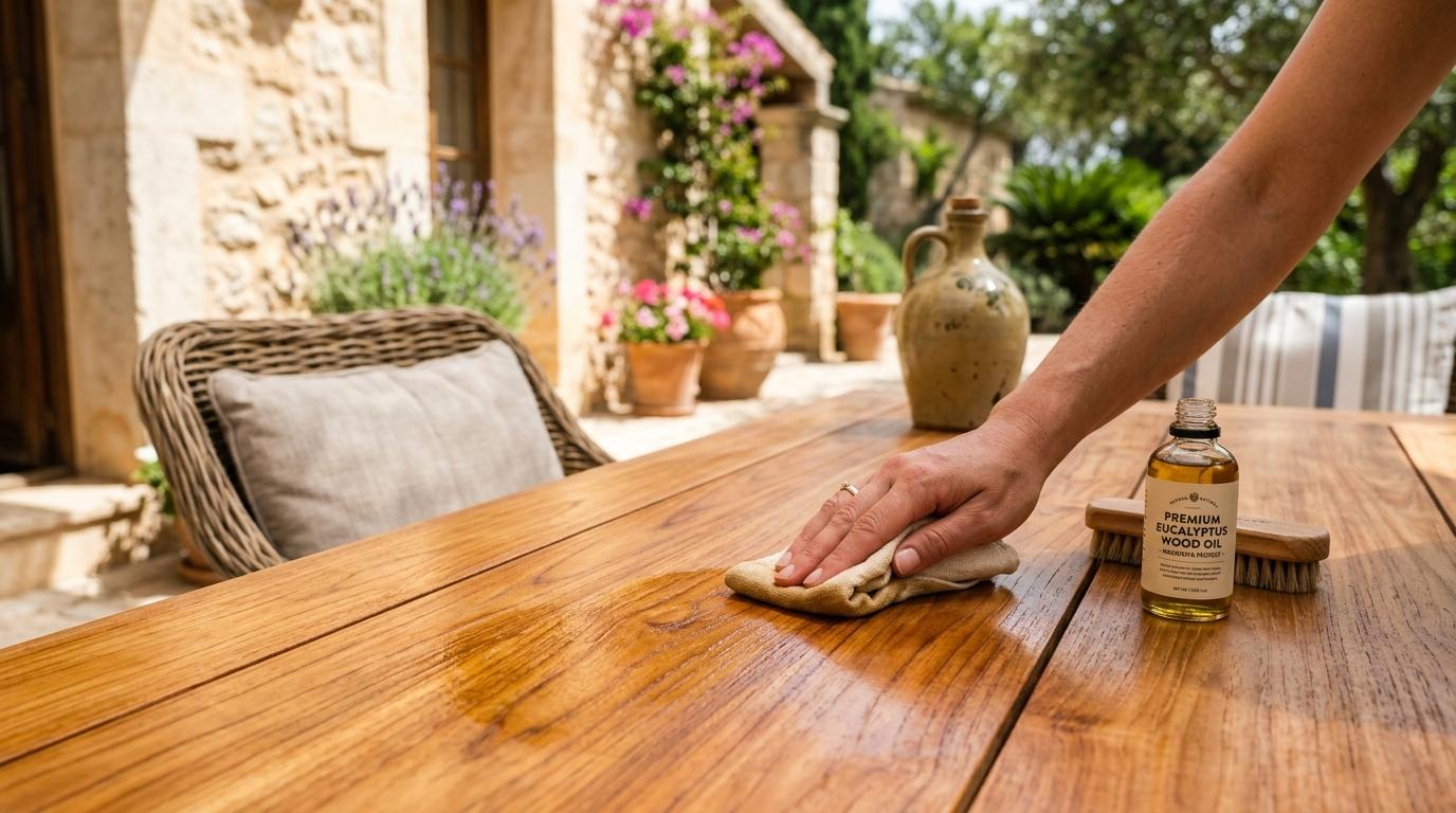 How to Care for Outdoor Eucalyptus Furniture in 2026: Your Complete Maintenance Guide